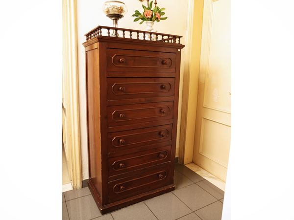 Cassettiera in legno tenero  - Asta Stile fiorentino. Una raccolta privata - Maison Bibelot - Casa d'Aste Firenze - Milano