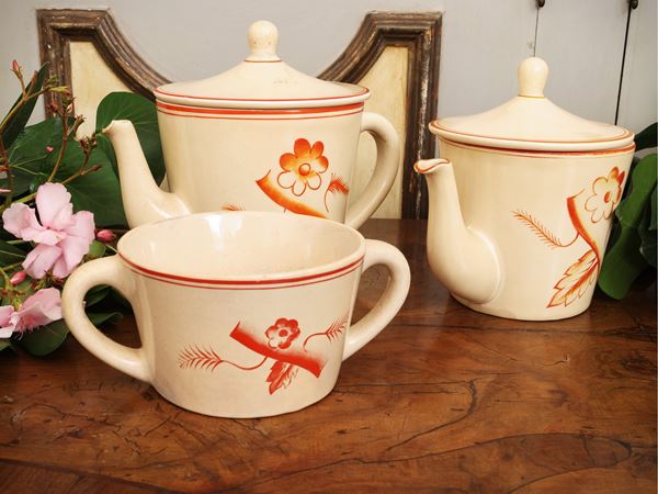 Glazed ceramic accessories, Gio Ponti for Richard Ginori San Cristoforo