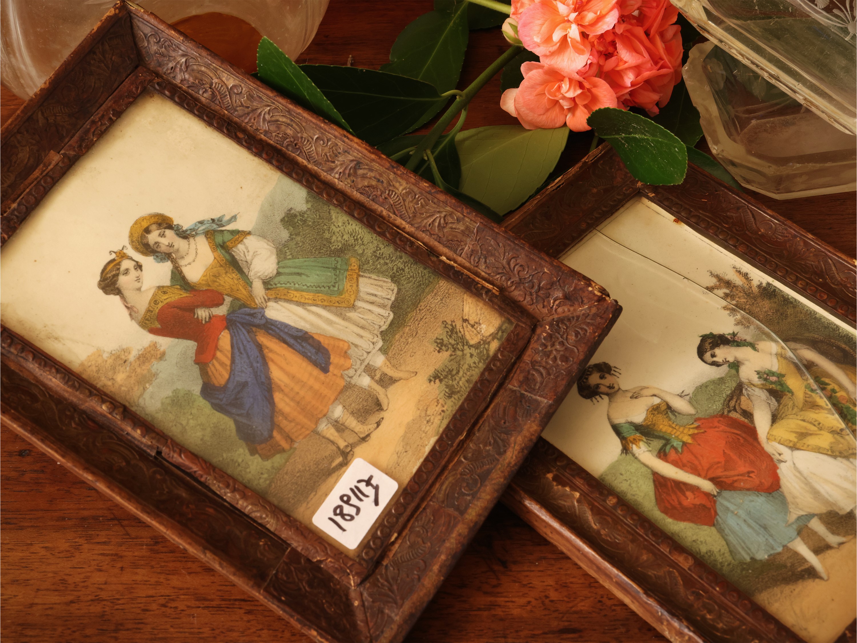Galanterie d’epoca, set da toilette in bachelite e accessori decorativi (XIX/XX secolo)