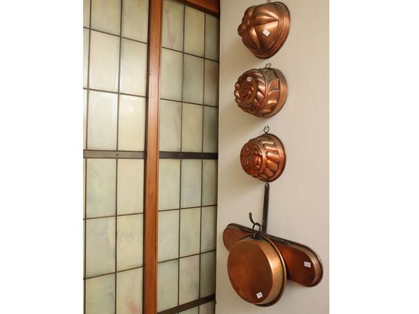 Accessori in rame da cucina