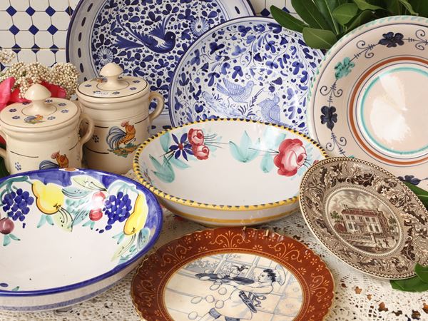 Lot of ceramics and majolica