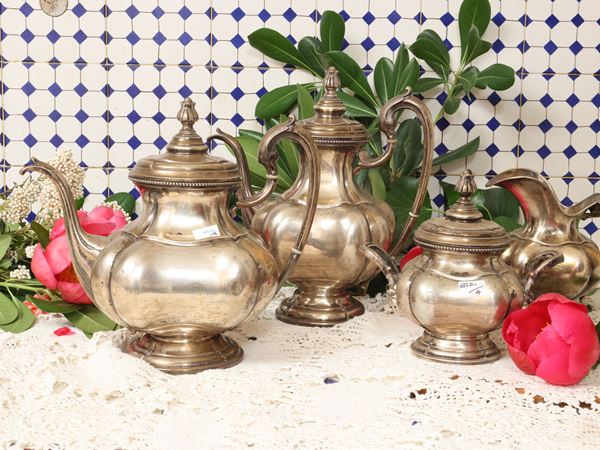 Silver tea and coffee service