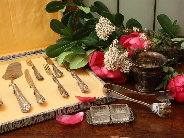 Silver table set