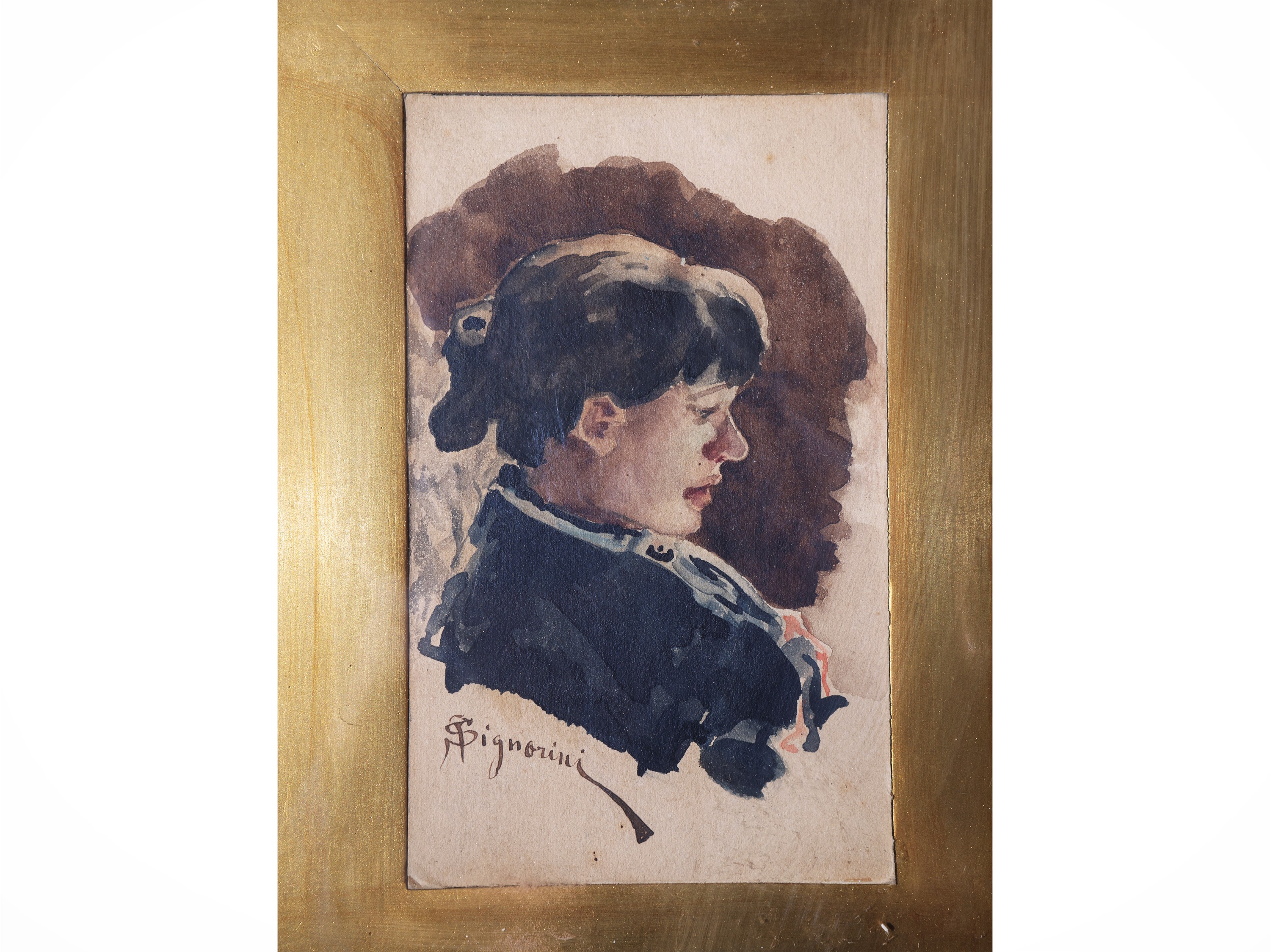 Telemaco Signorini - Ritratto femminile