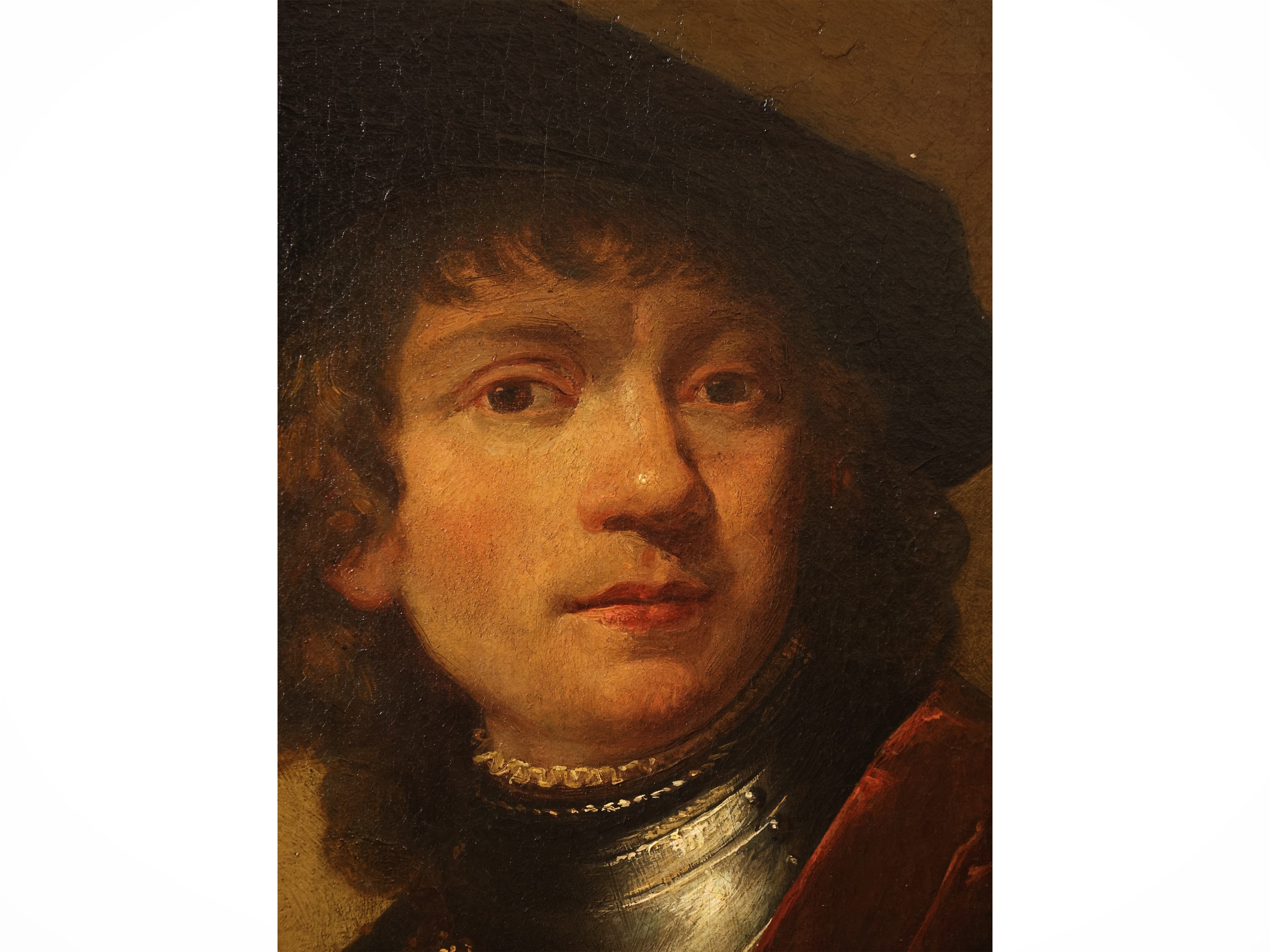 Rembrandt van Rijn (attrib.), Autoritratto, olio su tela