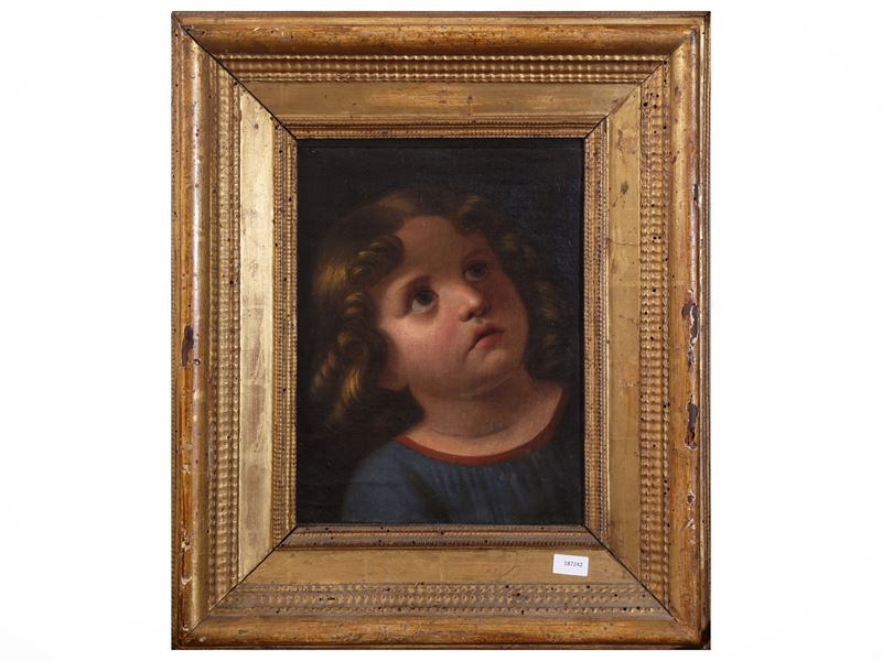 Scuola Toscana del XIX Secolo - Fanciullo, olio su tela