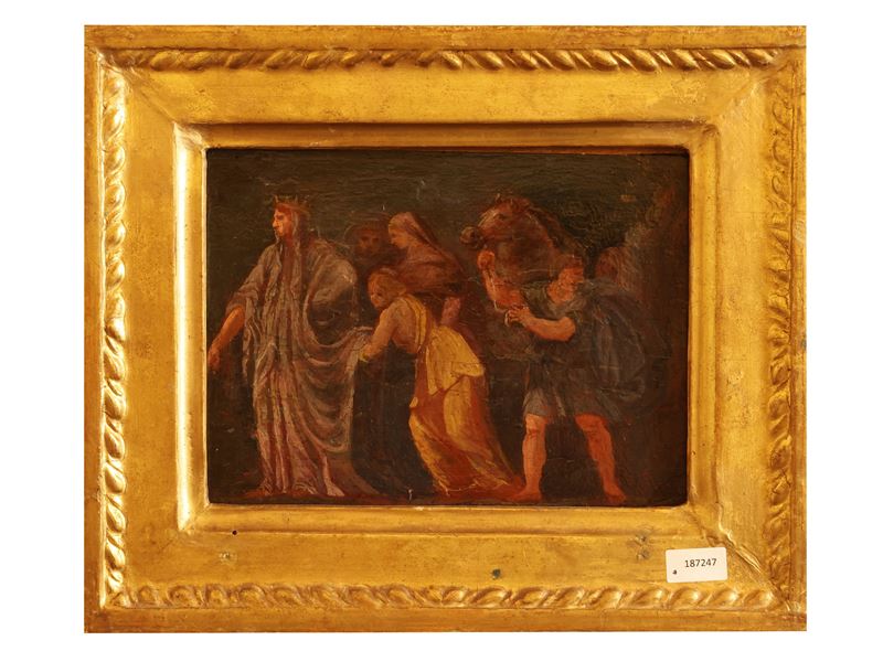Scuola Italiana del XIX Secolo - Scena biblica