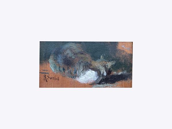 Raffaello Sorbi : Cat  - Auction Florentine Style. A Private Collection - Maison Bibelot - Casa d'Aste Firenze - Milano