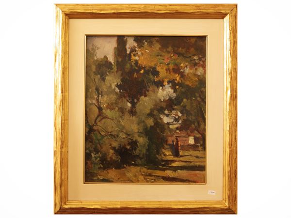Ludovico Tommasi - Landscape with figures