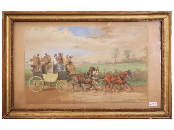 Carriage Ride, 1875