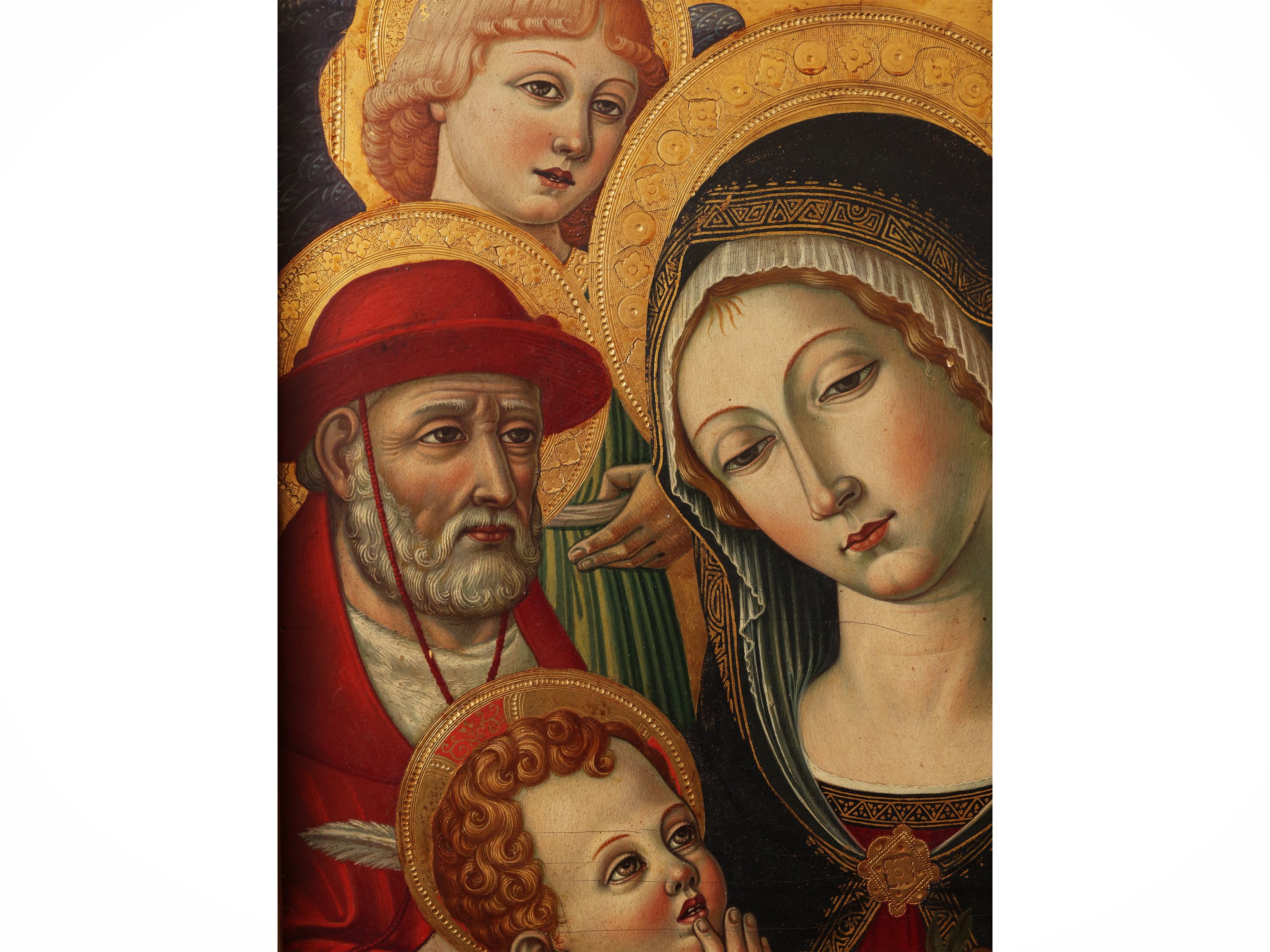 Federico Icilio Joni - Madonna con Bambino, San Giovanni Battista, San Girolamo e Angeli, da Matt...