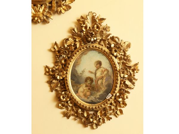 Da François Boucher - Baby Jesus with Saint John