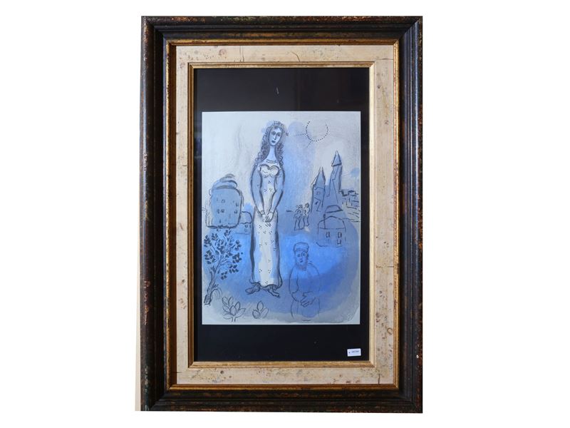Marc Chagall - Esther (riproduzione litografica)