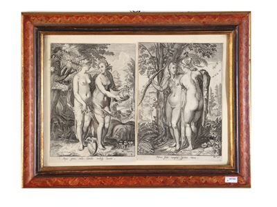 Le ninfe di Diana, incisioni su invenzione di H. Goltzius