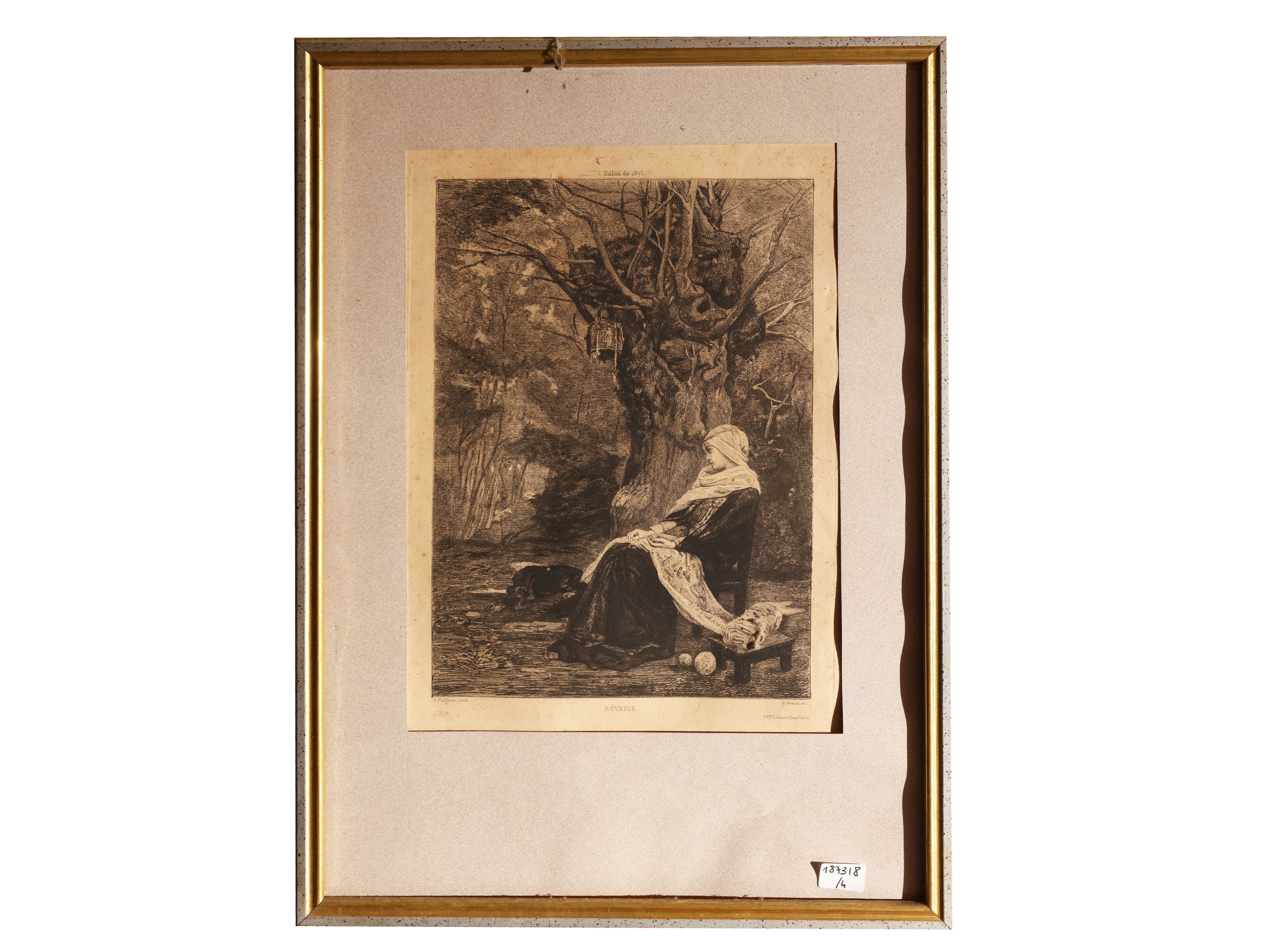 Raccolta di litografie e incisioni (XIX/XX secolo) con soggetti classici e riproduzioni pittorich...