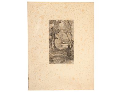 Sentiero nel bosco (1925) – incisione postuma