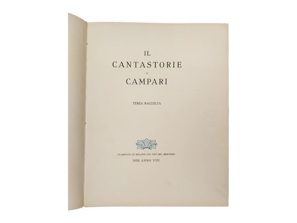 Il Cantastorie di Campari. Terza raccolta