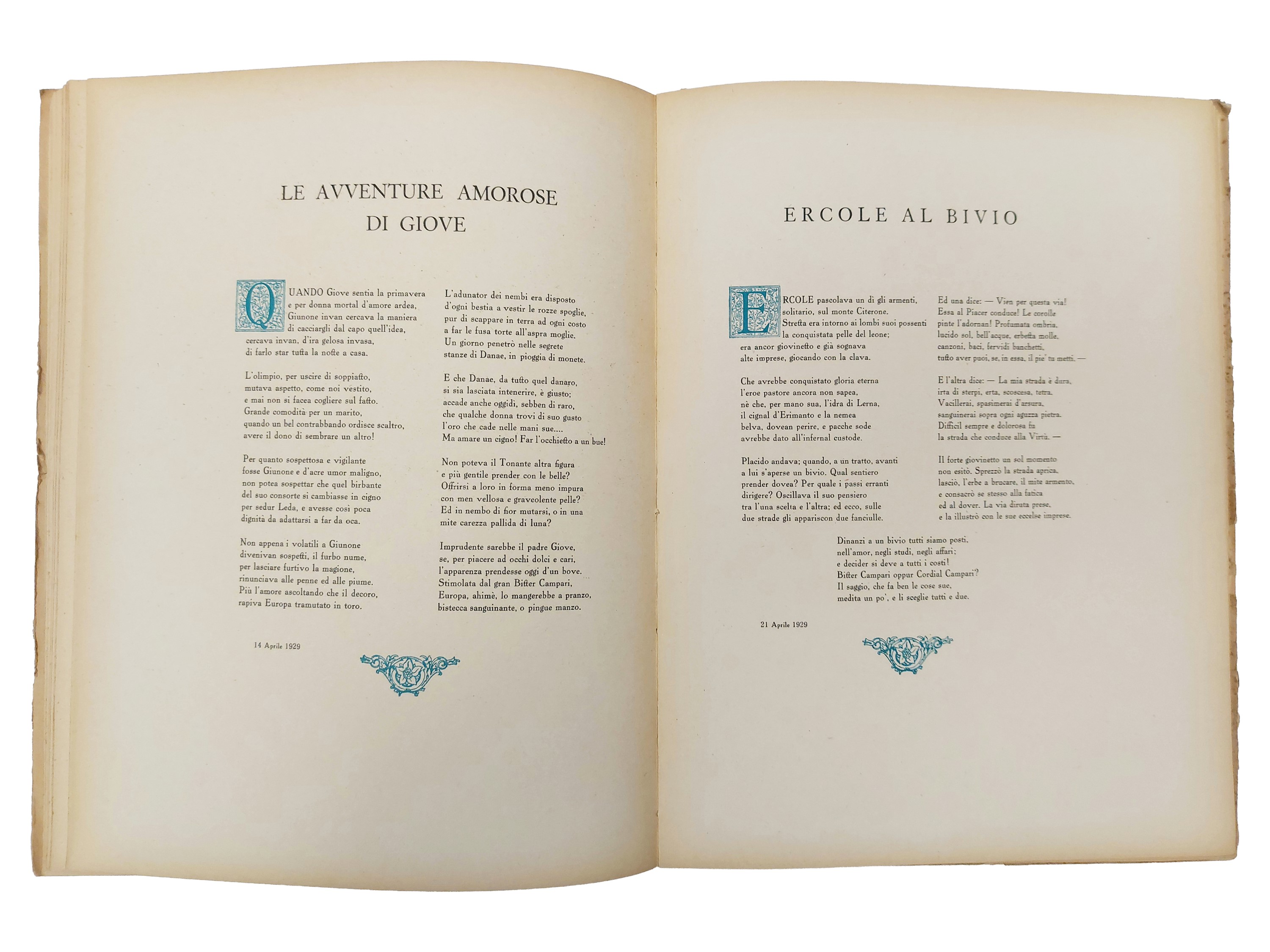 Il Cantastorie di Campari, Terza raccolta (edizione limitata, 1930)