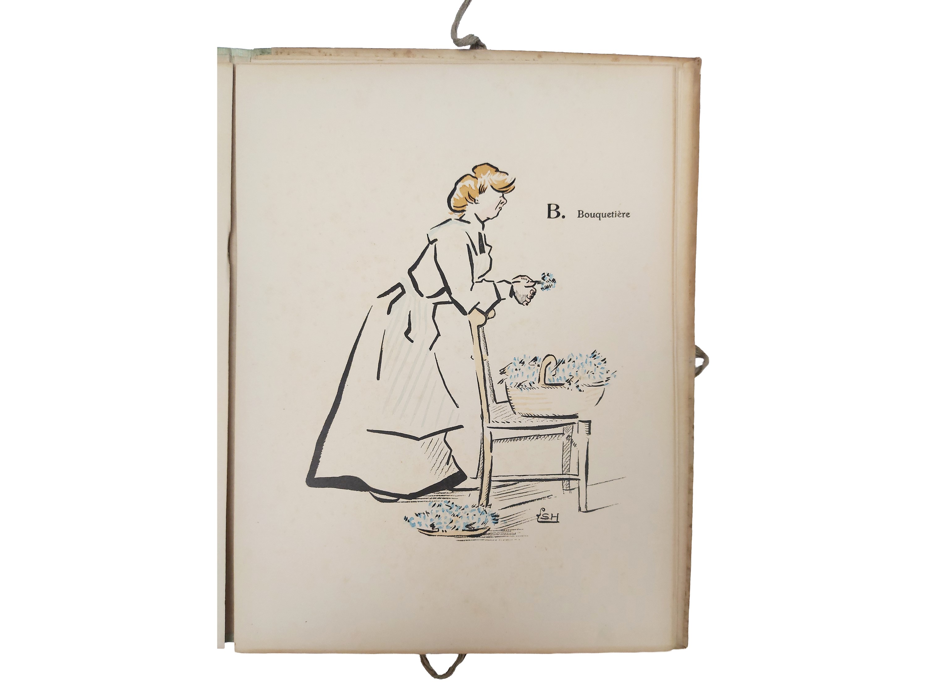 Lucien L. Henreaux L.s.h. - Silhouettes. Alphabet par L.S.H.