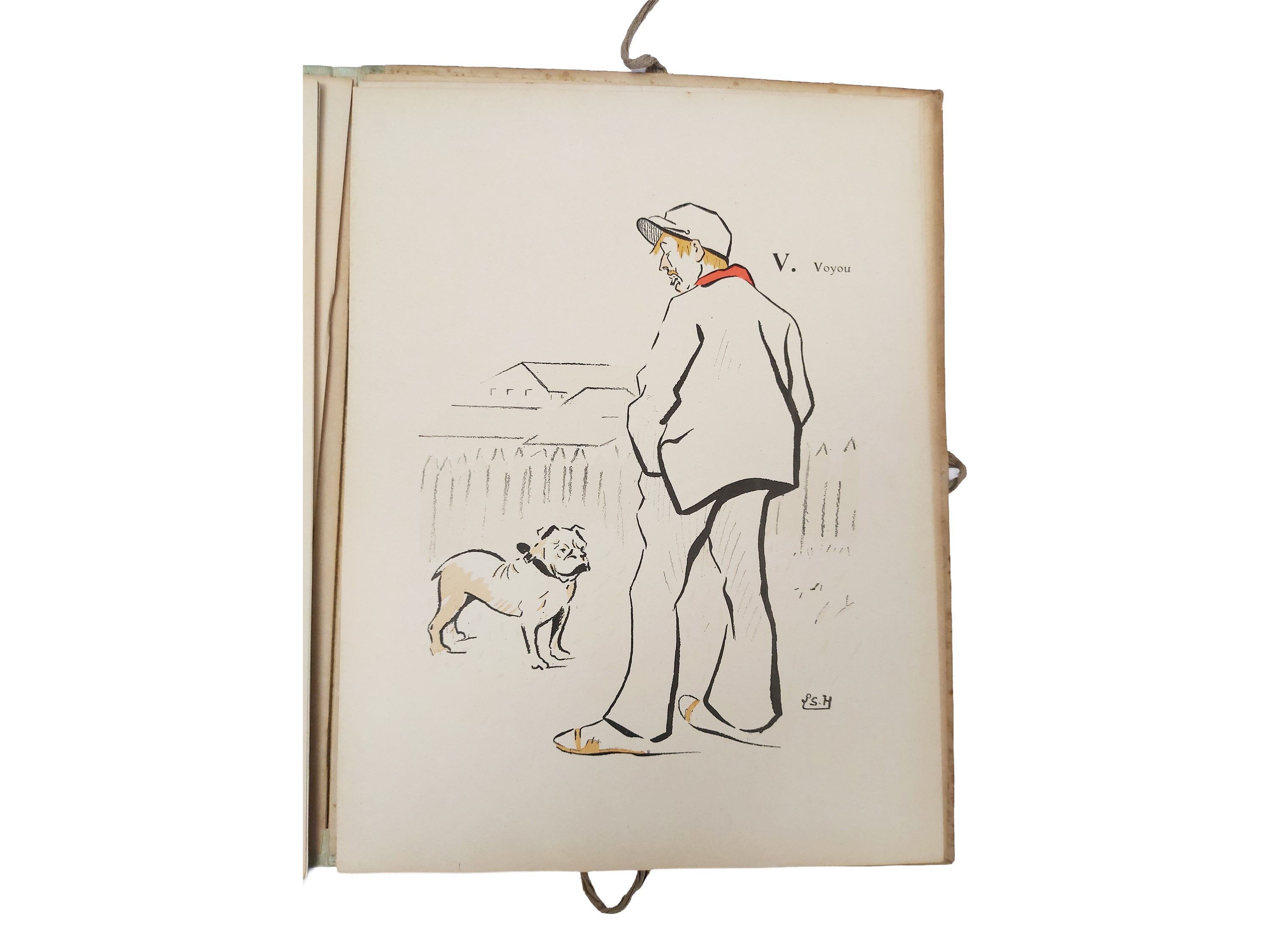 Lucien L. Henreaux L.s.h. - Silhouettes. Alphabet par L.S.H.