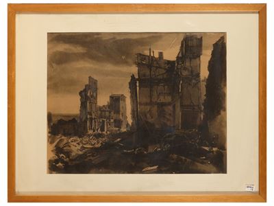 Vedute di Firenze nel dopoguerra (tre riproduzioni in fototipia)
