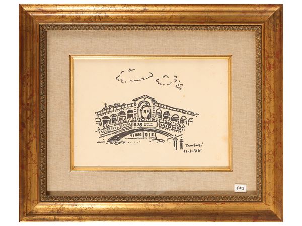 Orfeo Tamburi - Rialto Bridge 1978