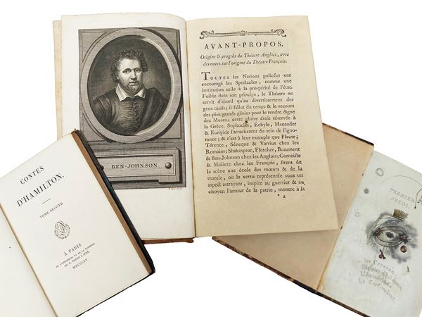 Lotto di libri d'epoca francesi