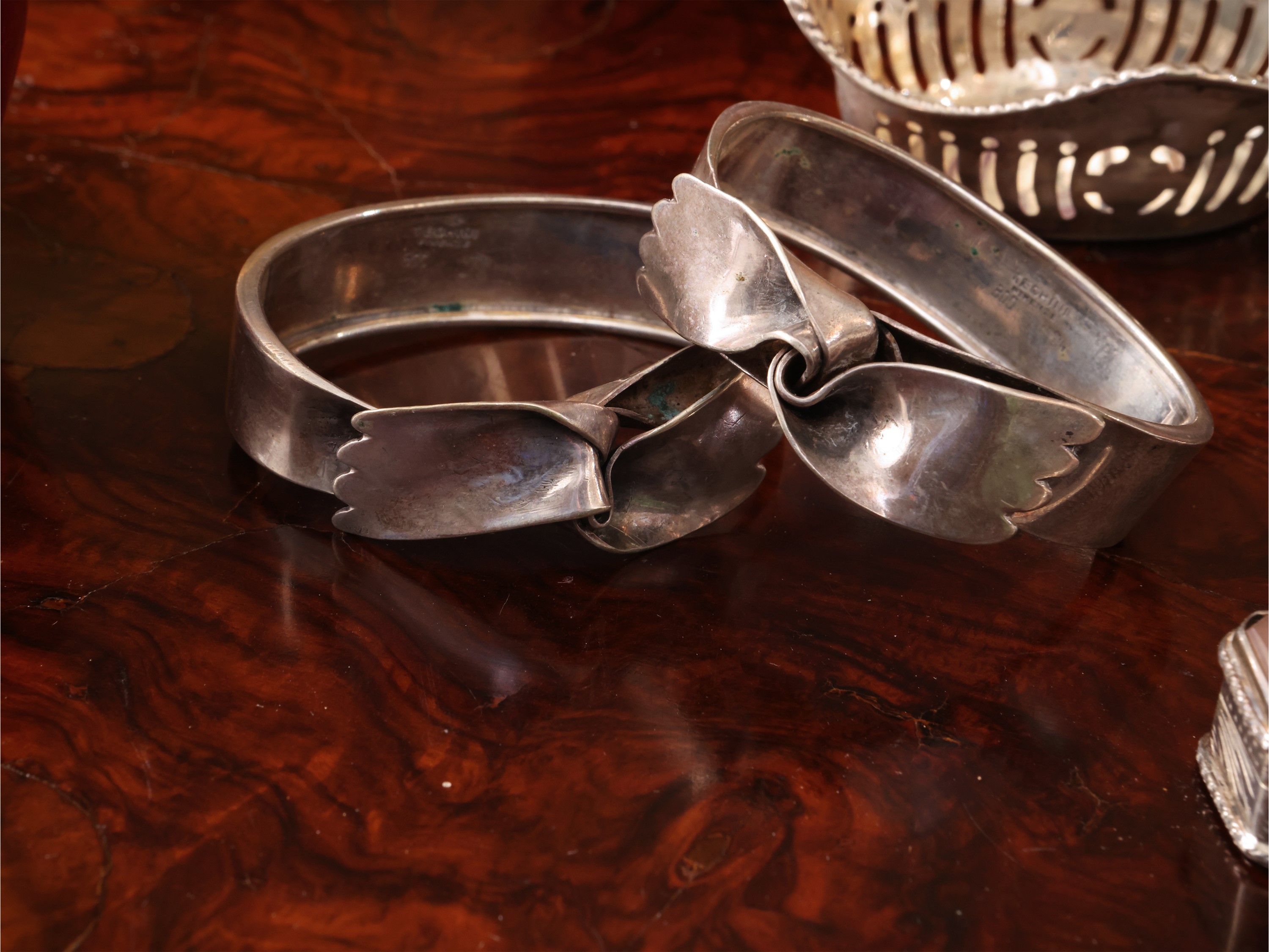 Ninnoli, oggetti in argento (vaschetta a navicella in argento sterling)