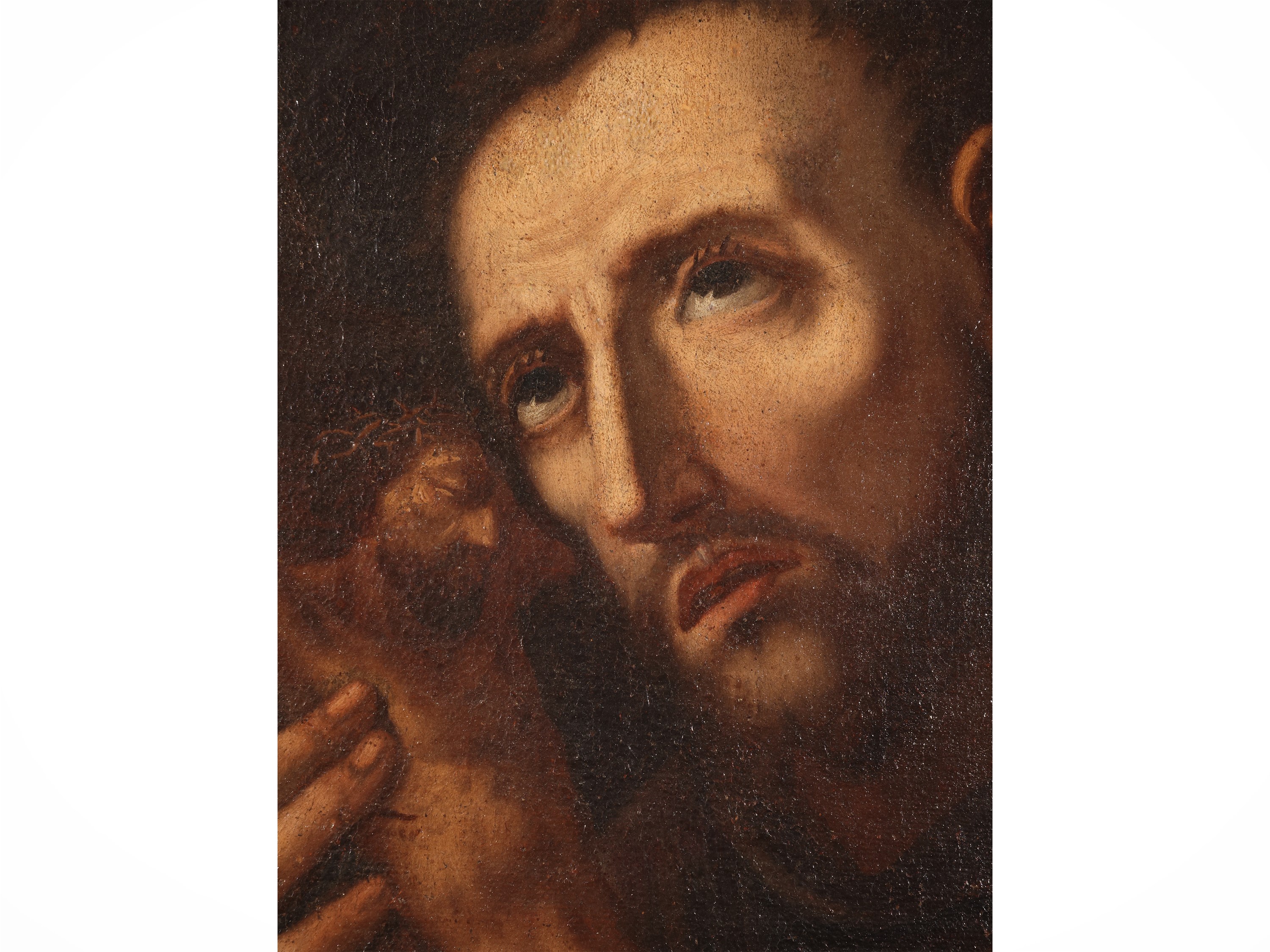 Scuola Lombarda - San Francesco, olio su tela (XVII/XVIII secolo)