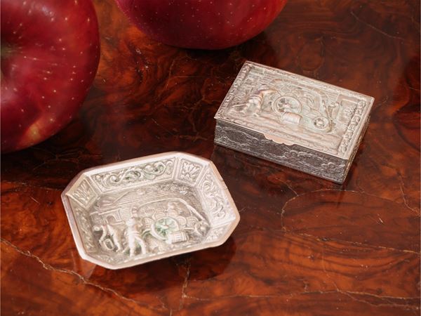 Due ninnoli da collezione in argento