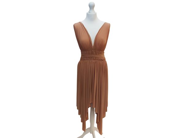 Powder jersey dress, Norma Kamali