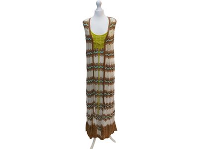 Missoni, Completo in maglia di cotone a fantasia chevron