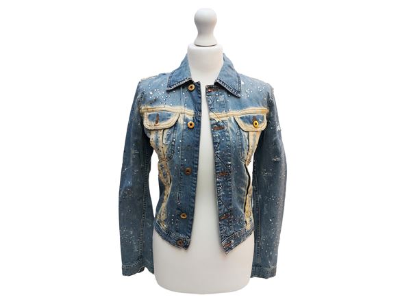 D&G - Denim jacket with rhinestones