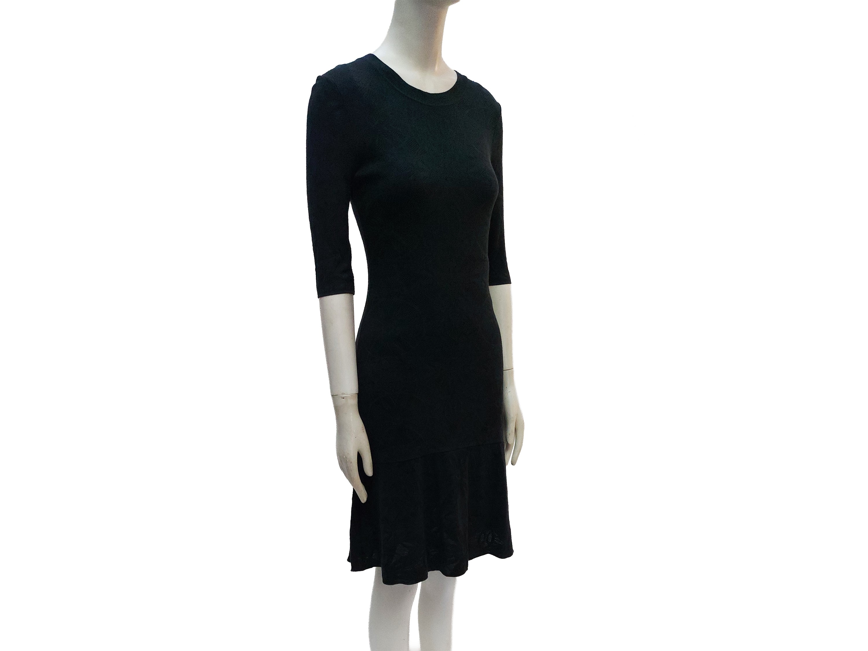 M Missoni, Abito in cotone color avio