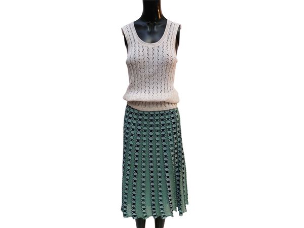 M Missoni - Knitted skirt and top set