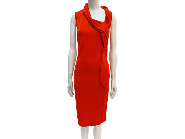 Max Mara - Tubino in jersey arancione