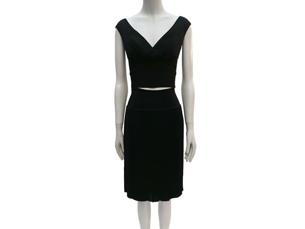 Hervé Léger - Completo in maglia nera