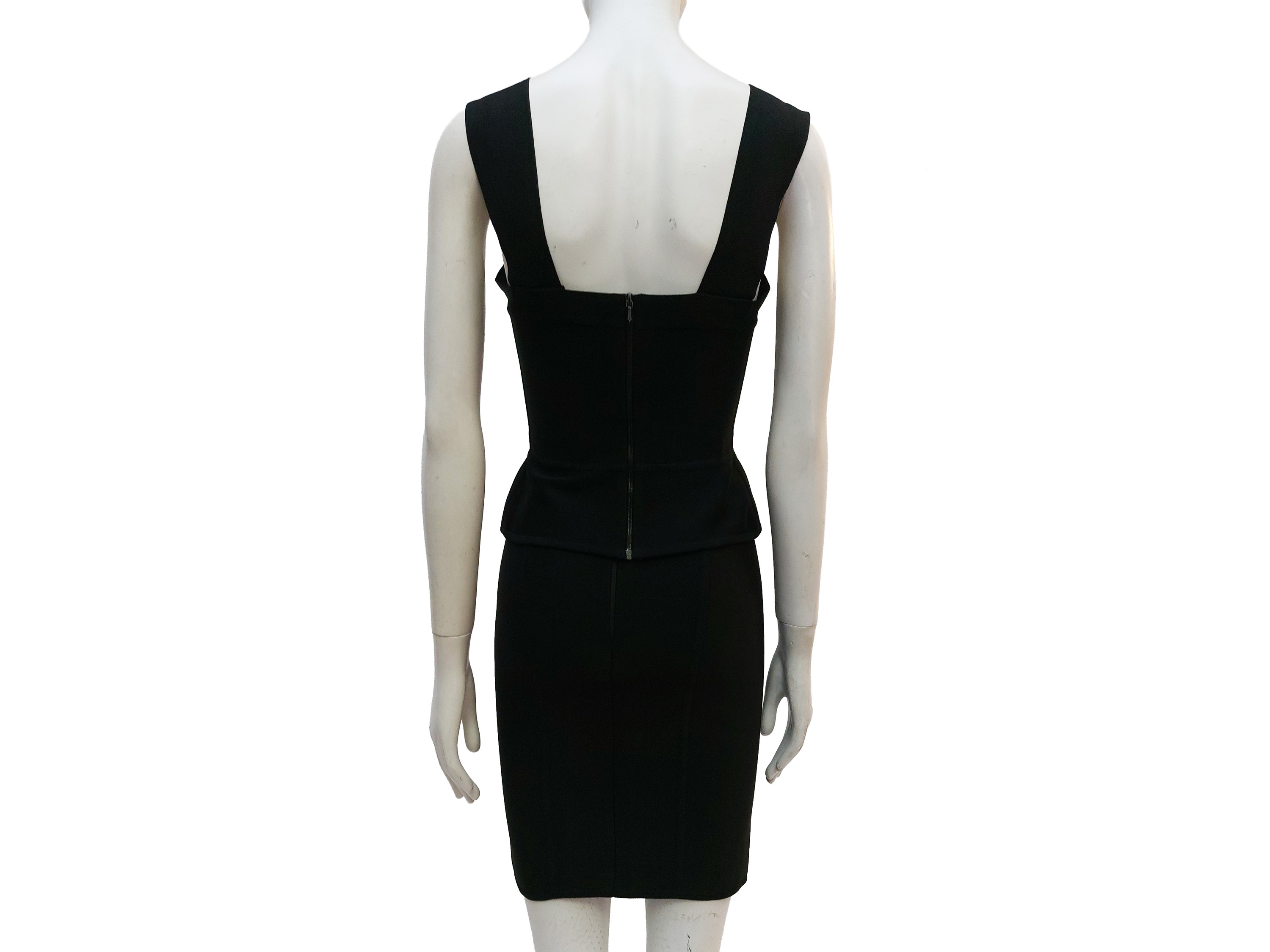 Hervé Léger, Completo in maglia nera (tg S)