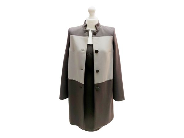 Gray Dress and Coat Set, Nuvola