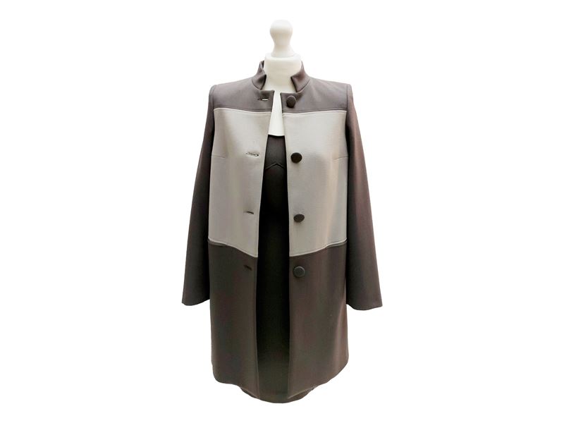 Complet(o) abito e cappottino grigio, set moda