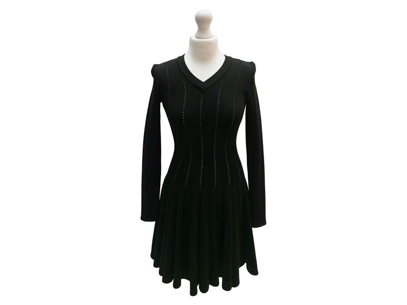Alaïa - Mini Dress in Lana Nera