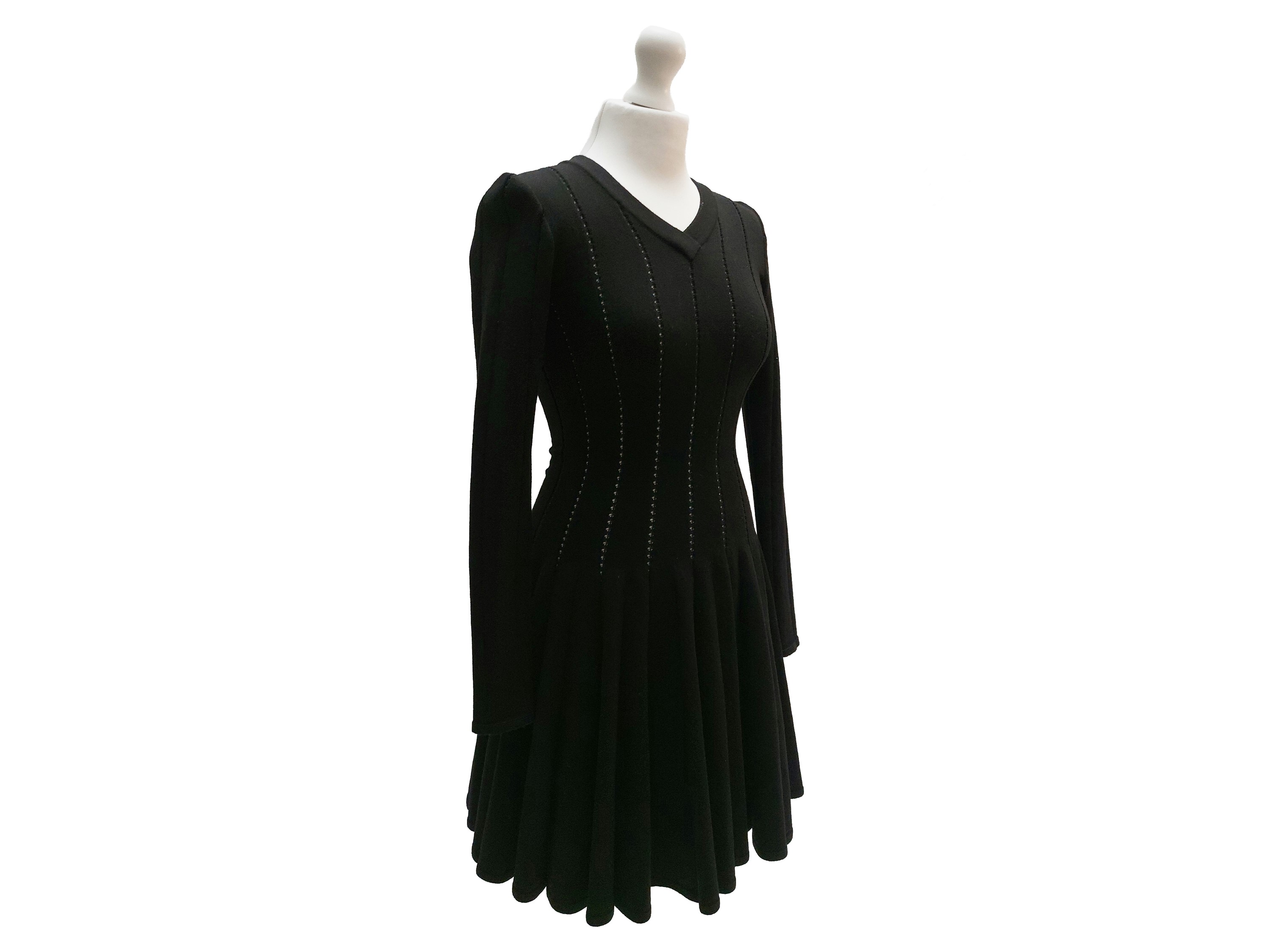 Alaïa - Mini Dress in Lana Nera