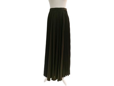 Jean Paul Gaultier, Gonna midi plissé in nylon marrone