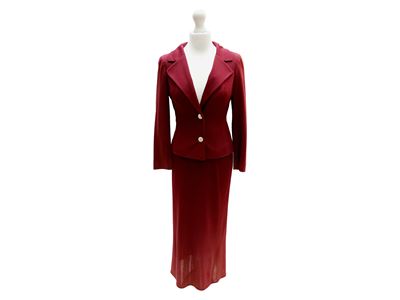 Dolce & Gabbana - Tailleur in Crepe Melanzana