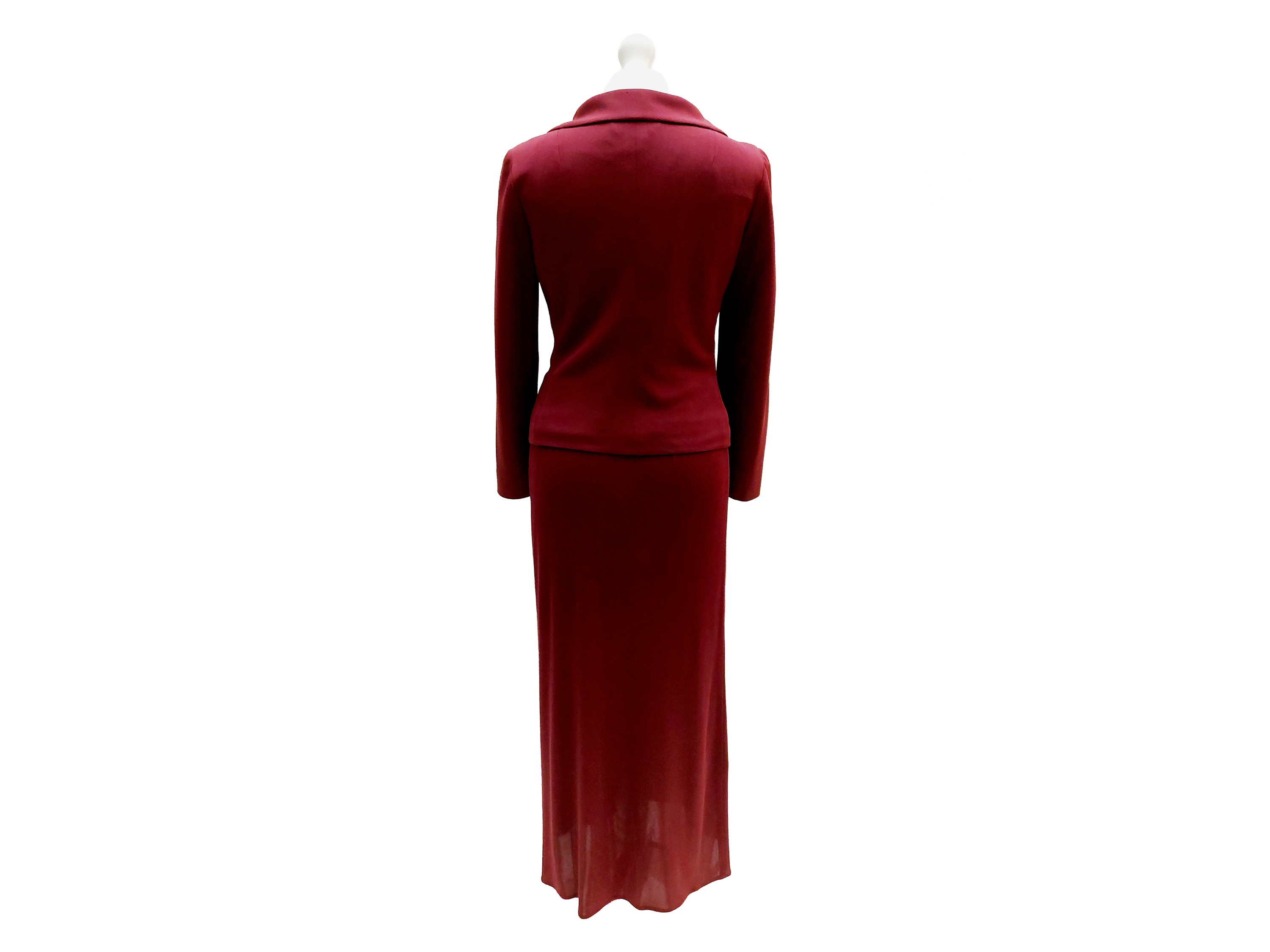 Dolce & Gabbana - Tailleur in Crepe Melanzana