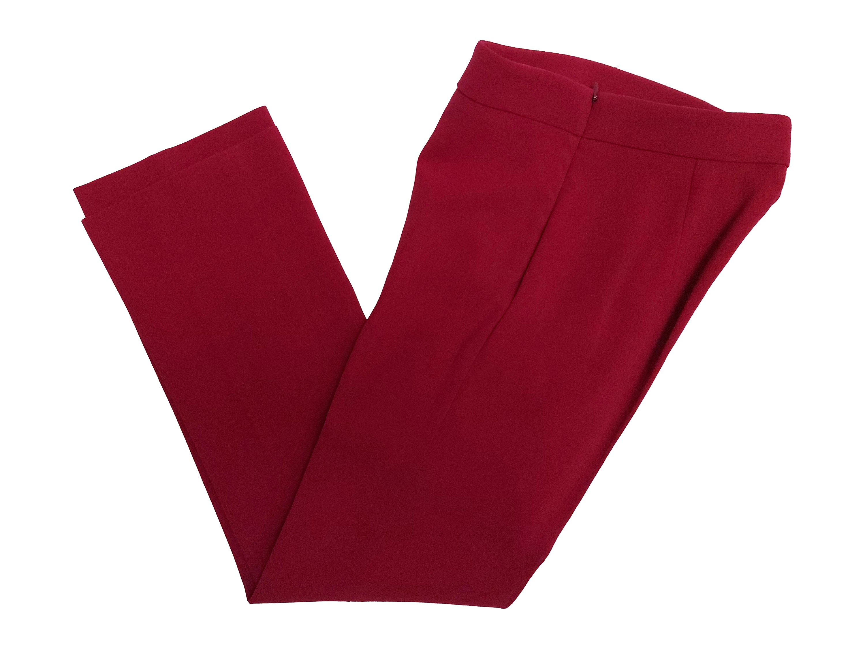 Max Mara - Completo in Crepe di Lana Color Amarena
