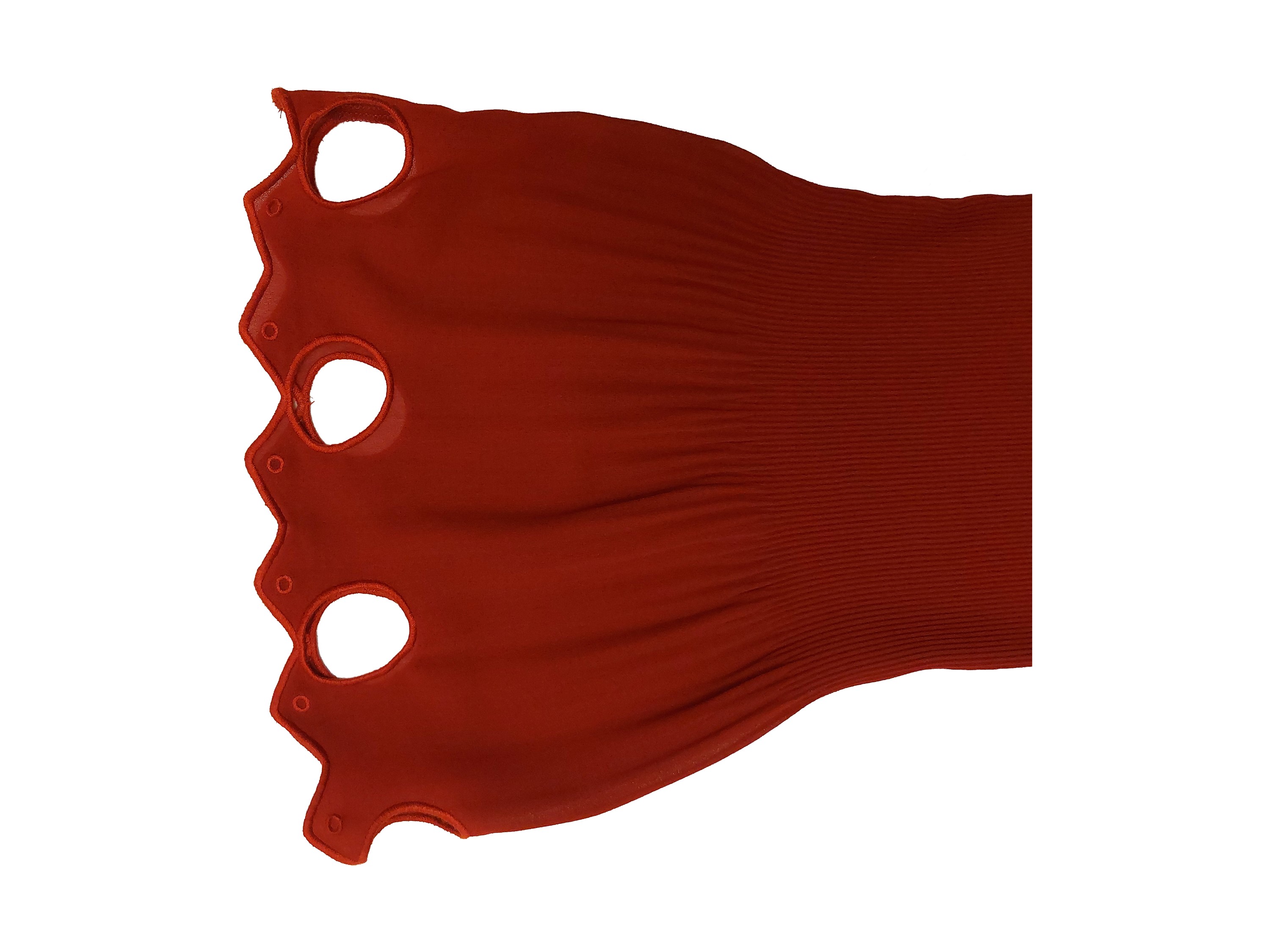 See By Chloé - Abito in Crepe Color Mattone