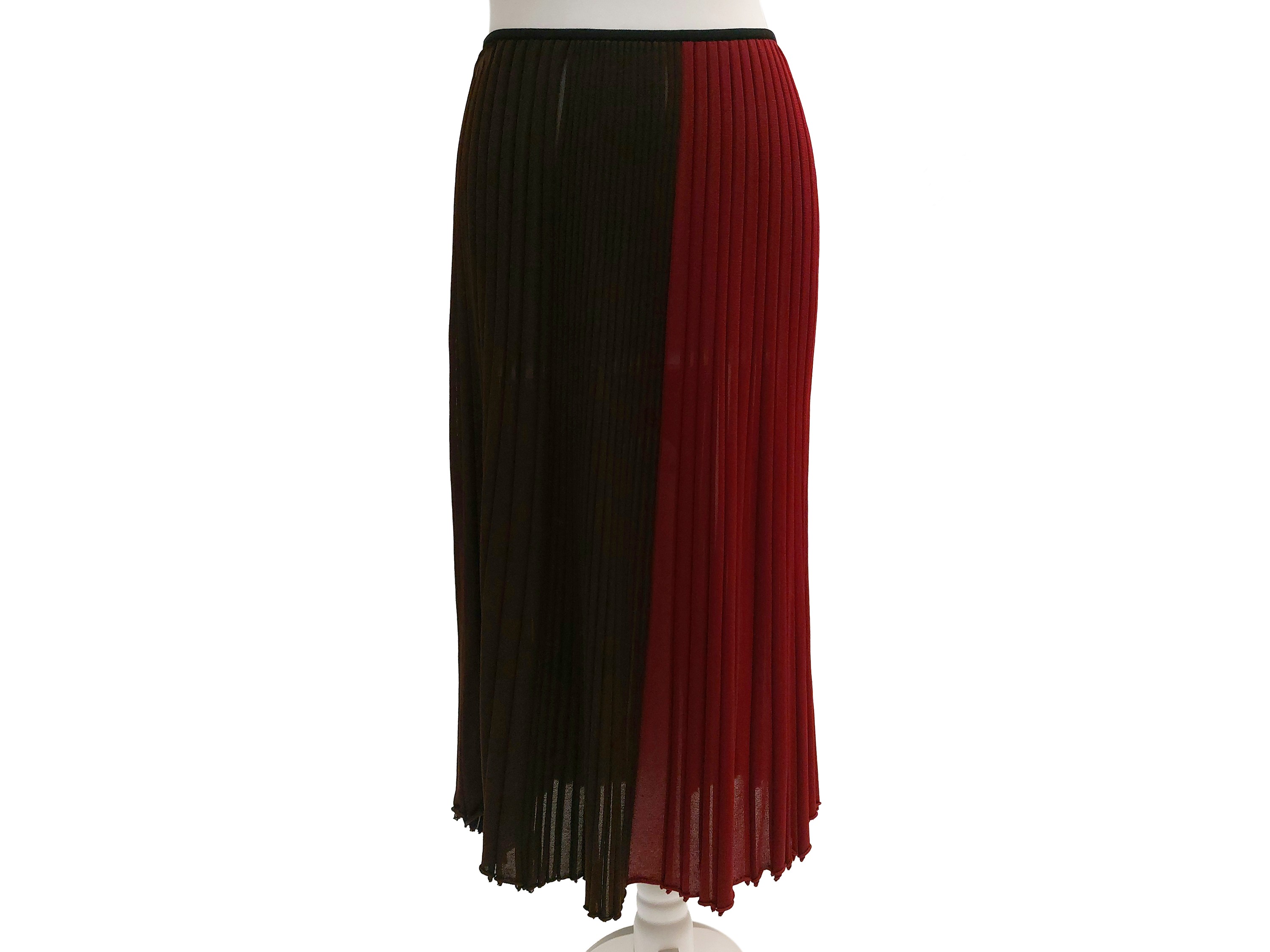 Céline, Gonna in maglia di viscosa plissé