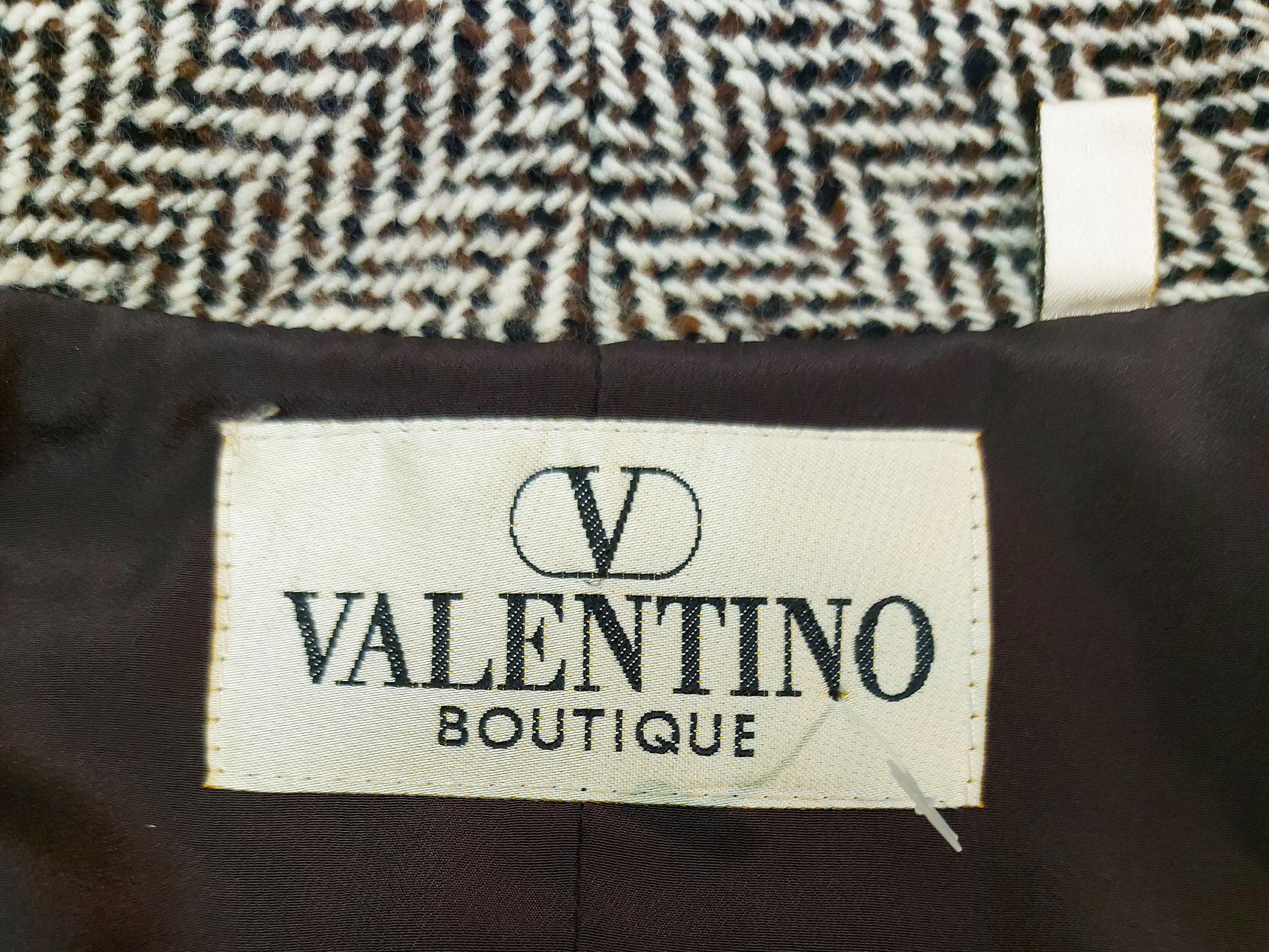 Valentino Boutique - Giacca Corta in Lana Spigata