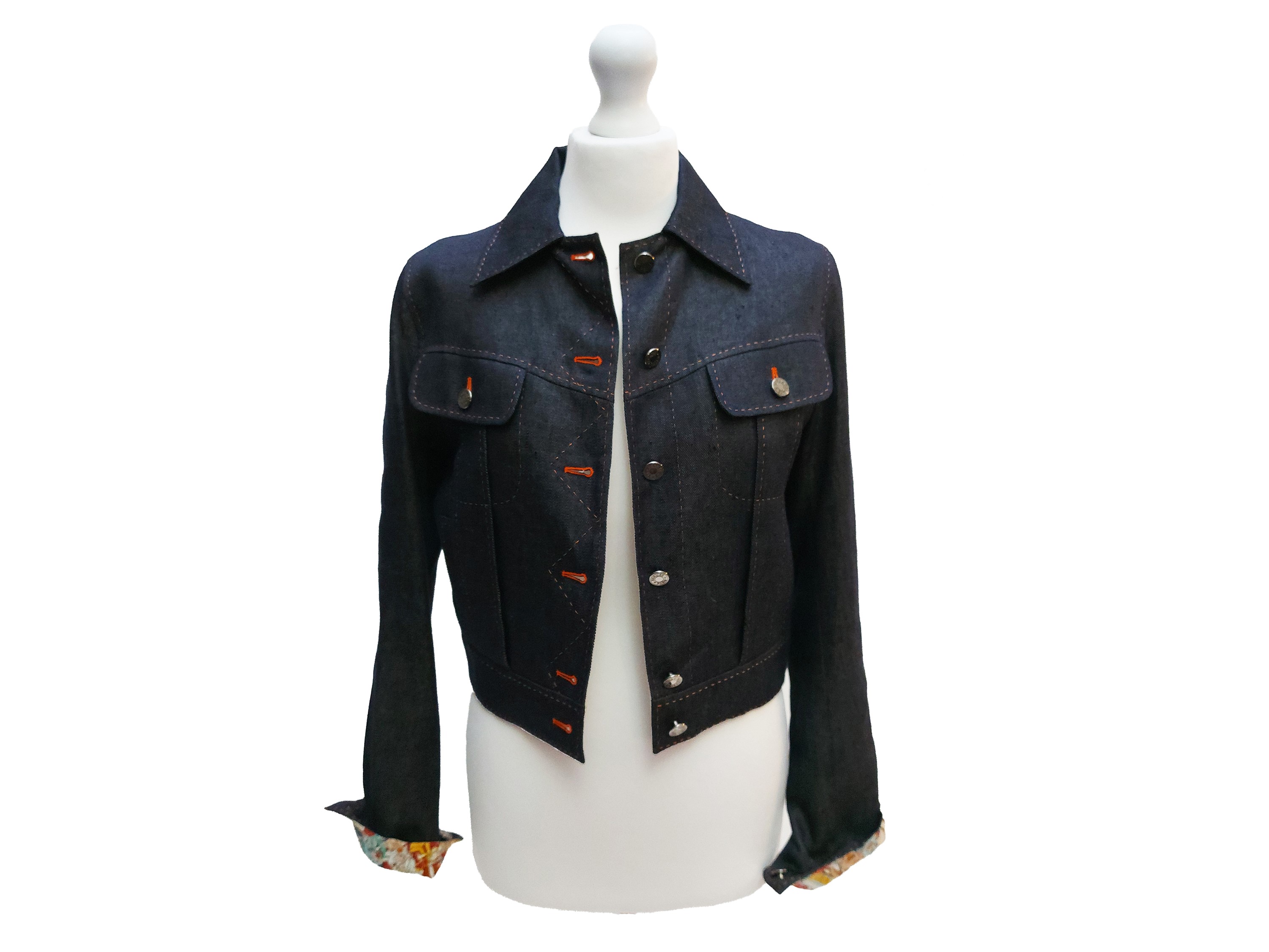 Hermès - Giubbotto in Denim in Lino e Cotone